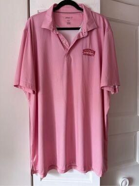 johnnie-O Men's Boston University Polo Red White XXL